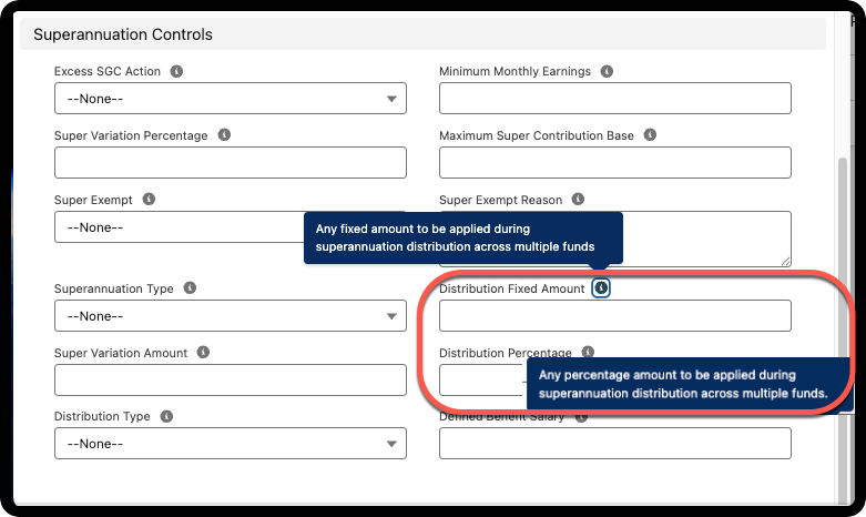 Superannuation Controls