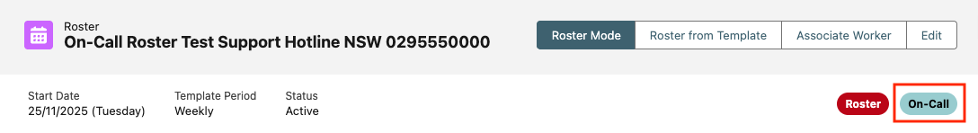 on-call roster badge